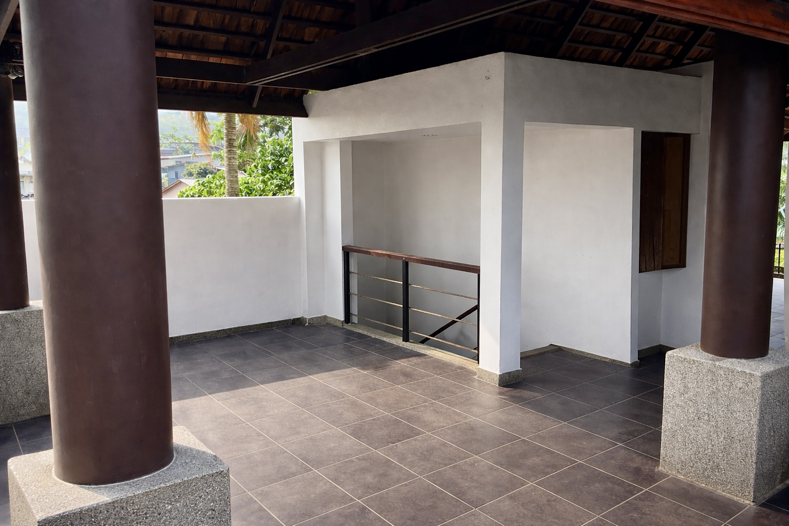 Covered rooftop