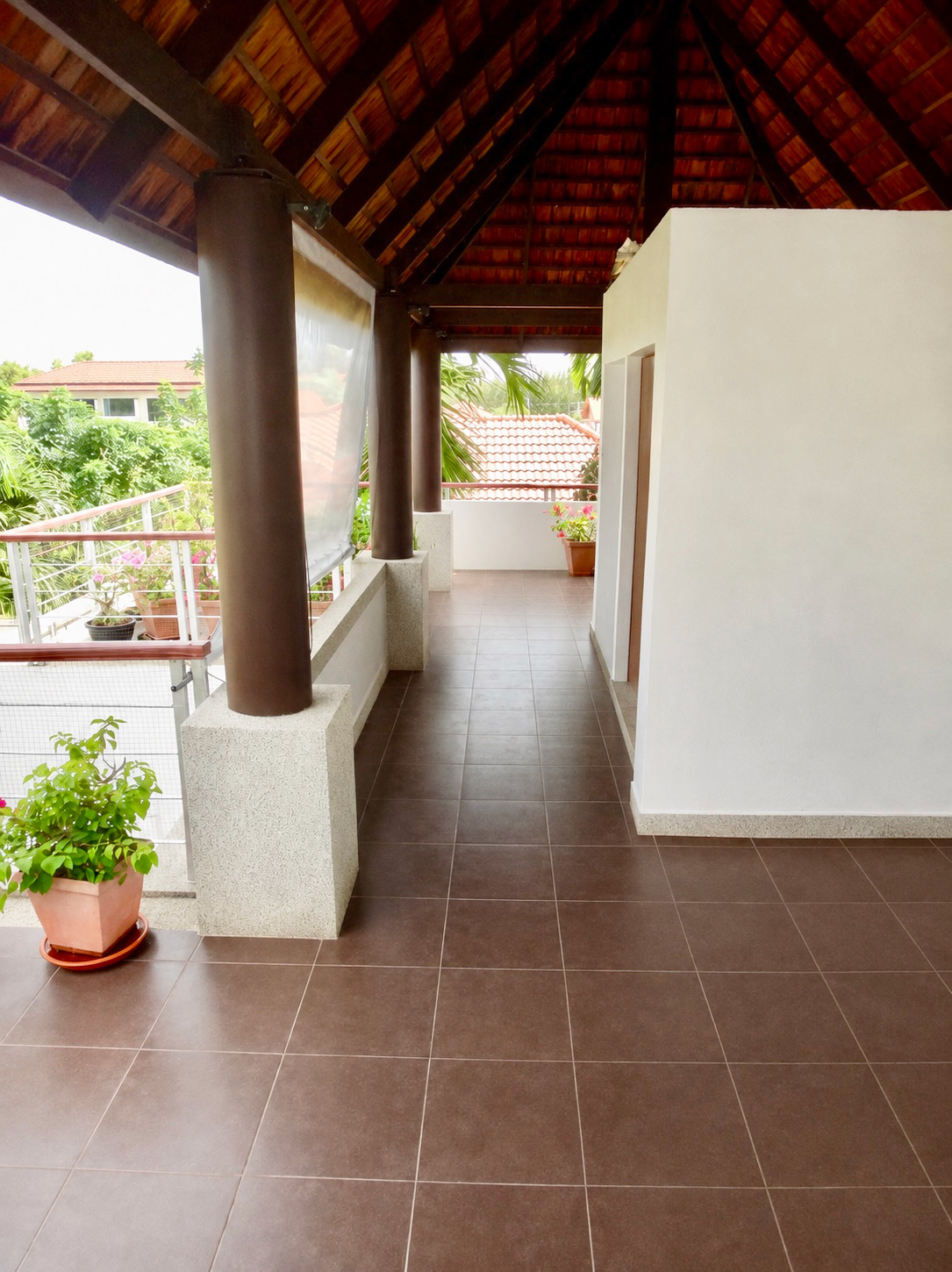 Covered rooftop